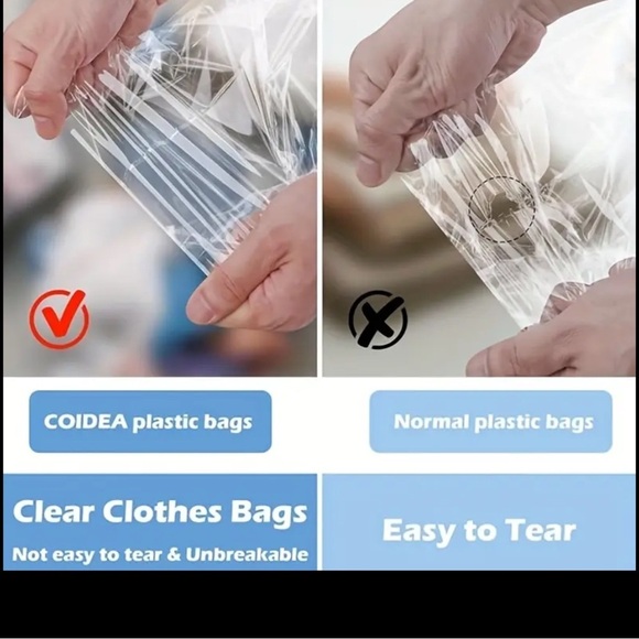 25 Shipping Clear Cellophane Bags - Picture 7 of 10